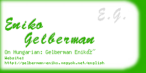 eniko gelberman business card